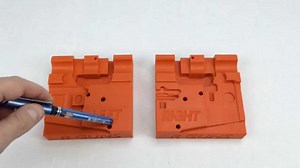 R Guns AR15 lower receiver / barrel assembly block | ARO News