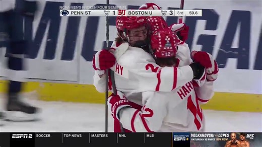 101K views · 328 reactions | Boston University ices the semifinal 略 They'll face Western Michigan in the national championship‼️ | ESPN | Facebook