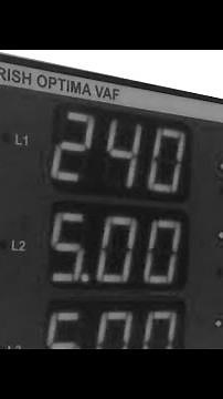 طريقة برمجة عداد digital multi meter من النوع Rish Optima VAF