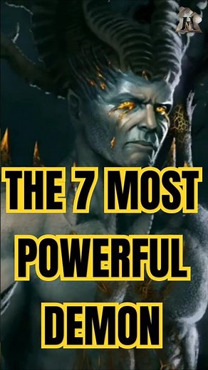 The 7 Most Powerful Demons #Mythology #DarkLegends #Demonology