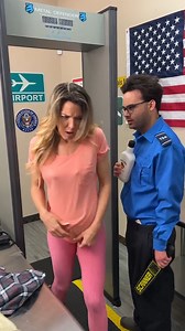 Girl hides liquid in fake belly at airport | Tommy Wind