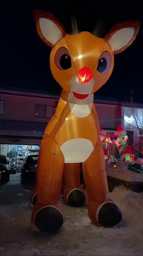 New 15 Foot Animated Rudolph the Red Nosed Reindeer!