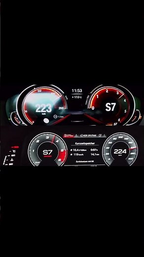 Bmw 530xd 265hp vs Audi A6 3.0 TDI 286hp #acceleration #audi #bmw #cars #race #shorts