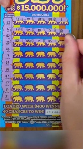 $40 Expensive Scratch Off Tickets in California! #californialottery #scratchofftickets #shorts