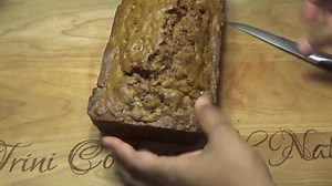 EASY BANANA BREAD 3 bananas chopped 1/2 cup mayo 1 1/2 cup flour 1/2 tsp cinnamon 1 egg 1 tsp baking soda 1/2 tsp salt 3/4 cup sugar 1/2 cup chopped nuts 1 tsp cherry essence 1 tsp vanilla essence 1/2 tsp nutmeg | Trini cooking with Natasha