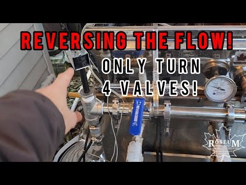 Maple Syrup Evaporator - Reversing the Flow!