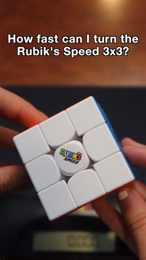 Rubik’s on Instagram: "How fast can I turn the Rubik’s Speed 3x3? #Rubiks #Speedcube #Speedcubing #Cuber"