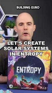 Entropy - Under 2 Minutes. Addictive space making rondel action #boardgame #tutorial #short