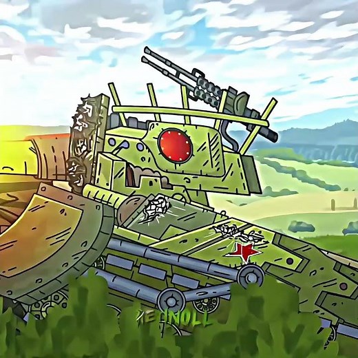 Karl-44 farms aura 🥶🔥 #gerand #automobile #tank #edit #animation #kv44 #karl44 #cartoonabouttanks