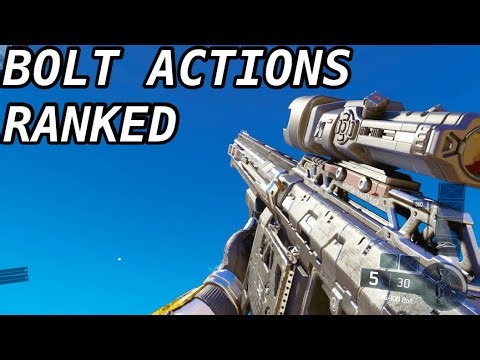 Ranking ALL 70+ Bolt Action Snipers In COD History!