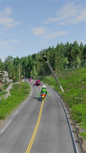 FUNNY AND CRAZY CARS VS SWORD IN BeamNG.Drive