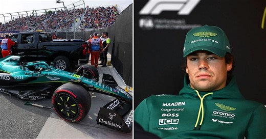 "Lance Stroll doing Lance Stroll things": Fans react as Aston Martin driver crashes out of F1 Canadian GP FP2