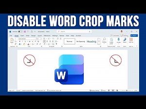 Crop Marks Showing Up on New Microsoft Word Documents? Here is the Easy Fix!