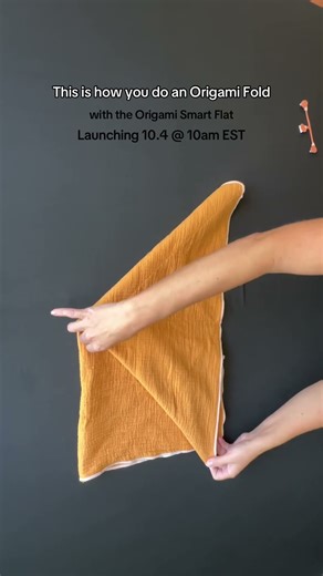 Learn the Origami Fold with the Origami Smart Flat™—snug, absorbent, and easy for everyday cloth