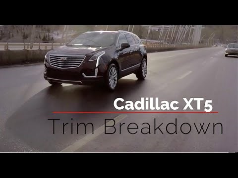 Cadillac XT5 Trim Comparison