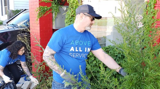 Giving back: Hundreds of ServErie volunteers take part in East Avenue cleanup