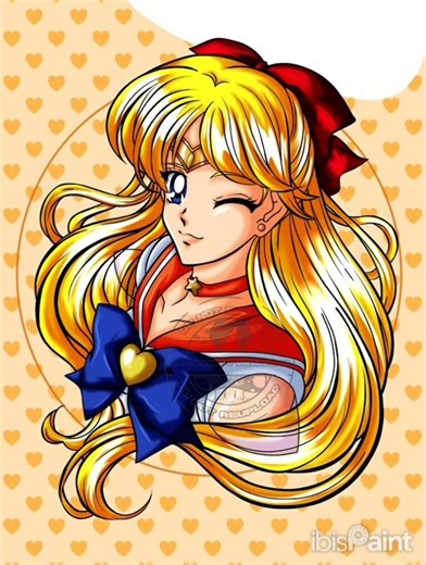 Denpot Coloring: Super Sailor Venus Coloring In Motion
