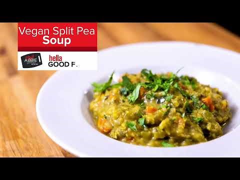 How to Make the BEST Vegan Split Pea Soup | Healthy Soup Ideas