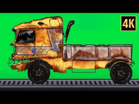Scary Lorry Truck Halloween & Spooky Cartoon Video for kids