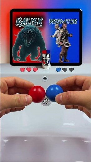 Predator 👽vs Kalisk 👹 — Who Is the Ultimate Hunter?🤔 #netflix #predator #monster #movie