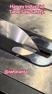 New Table Saw Safety mechanism from Harvey Industrial.