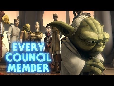 Every Jedi Council Member in Star Wars Canon