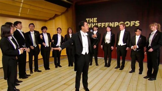 The Yale Whiffenpoofs perform for CBS News