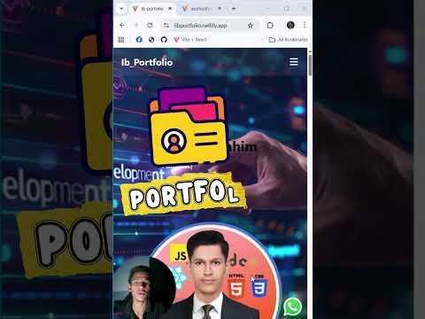 🚀 My Personal Portfolio Website – Live Now!