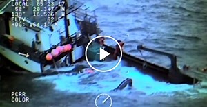 Video: Dramatic Coast Guard rescue captured on video