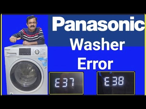 Panasonic Washer Stuck on E37/E38? Here's Exactly What's Wrong