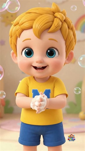 Wash Your Hands Song 🧼👐 | Clean Hands for Kids | Hand Washing Song | Healthy Habits #shorts