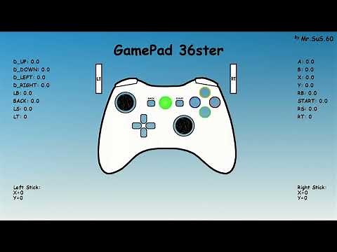 How to setup & use Xbox 360 Gamepad tester (GamePad 36ster) on a modded Xbox 360.
