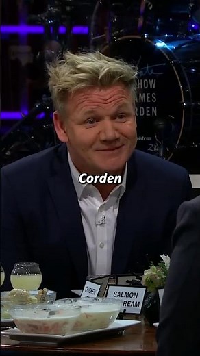 Gorden Ramsay play spill your guts challenge at James Corden show now see what happened in this