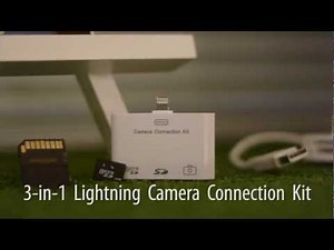 3-in-1 Lightning Camera Connection Kit