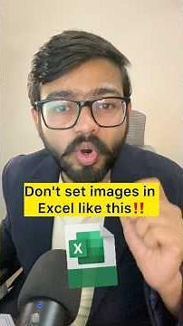Don't set Image in Excel Like this‼️Instead Use Amazing Trick #excel #exceltips #shorts