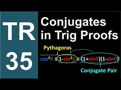 TR-35: Using Conjugate Identities in Trig Proofs (Trigonometry series by Dennis F. Davis)