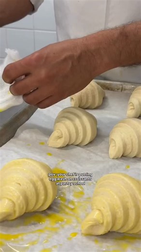 18K views · 89 reactions | the little croissant bounce 凉 #nyc #pastryschool : @simpler_eats | Institute of Culinary Education | Facebook