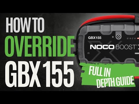How To Use The NOCO GBX155 OVERRIDE Mode