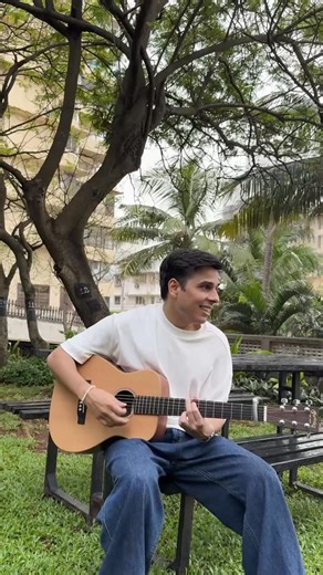 Anuv Jain on Instagram: "Shayad shayar bana hoon sirf tu sunne aye toh… 🌹 P.s. it started raining while we were recording this hah 🌧️"