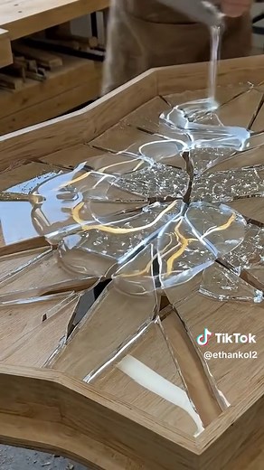 Creating a Stunning Transparent Light Fracture Table