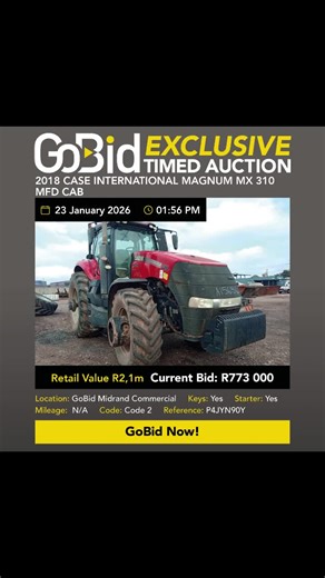 2018 Case International Magnum MX 310 MFD Auction