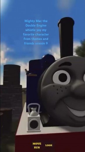 Mighty Mac the Double Engine whistle yay my favorite character from thomas and friends season 9