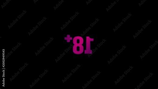 3D 18 plus icon video animation. 3D 18 plus limit video animation. 3D 18 plus warning symbol. Over 18+ adult sign animation. Age limit under Eighteen video. Eighteen plus prohibited sign animation.