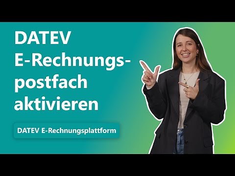 DATEV E-Rechnungsplattform: E-Rechnungspostfach aktivieren