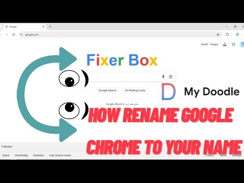 How to replace Google with your name! 🔥 | My Doodle chrome hack