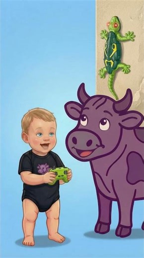You won't believe what this toy can do! 🐊✨ #PurpleCow #TrendingToys