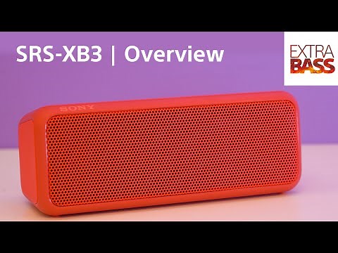 SRS-XB3 : Product Overview