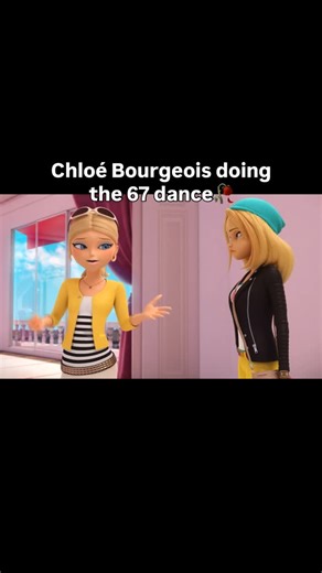 ladyblognews on Instagram: "“Dance or stop saying 67” Chloé Bourgeois 👆💅 #miraculous #miraculousladybug #67 #67meme #chloebourgeois"