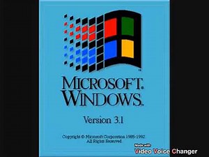 Microsoft Windows 3.1 Logo.