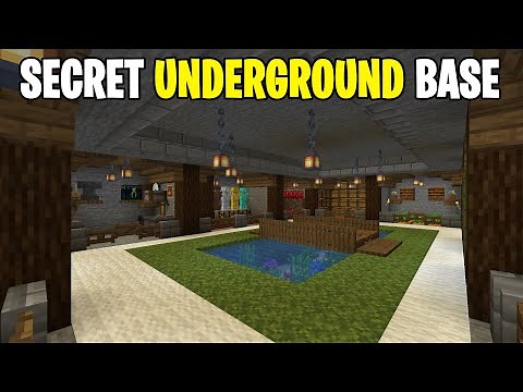 Minecraft: ULTIMATE Secret Underground Survival Base [Tutorial]